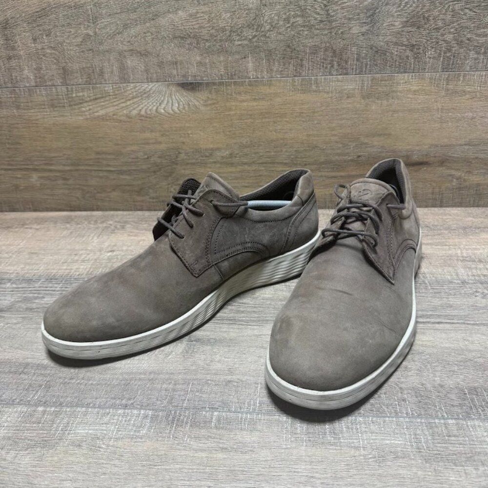 Ecco S-Lite Hybrid Tan Leather Oxford Shoes Men's Size EU 46